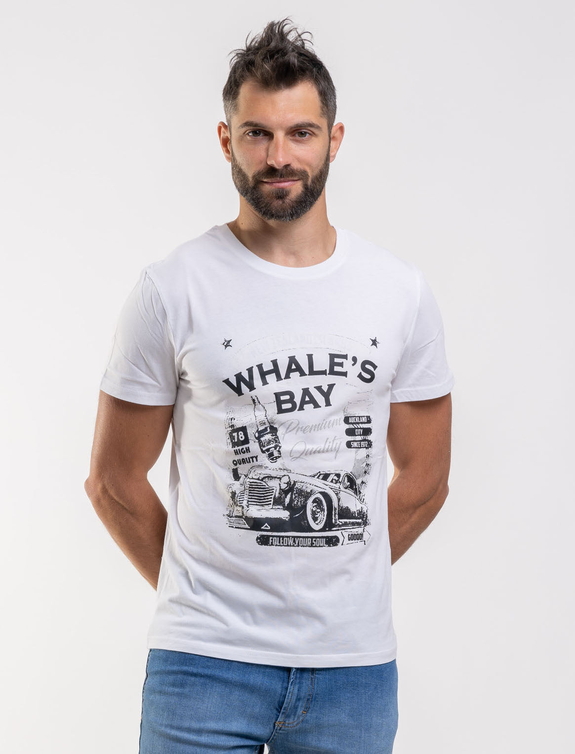 T-shirt HD-Premium - Whale's Bay
